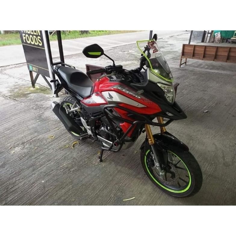new Tubular Crashbar CB150X CB500X Full Body Plus Jalu Slider Agna Full Hitam Aksesoris Variasi