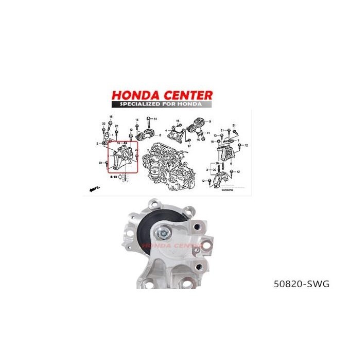 Engine Mounting Kanan Crv Gen3 2000Cc Gantungan Mesin Crv Gen3 2000Cc