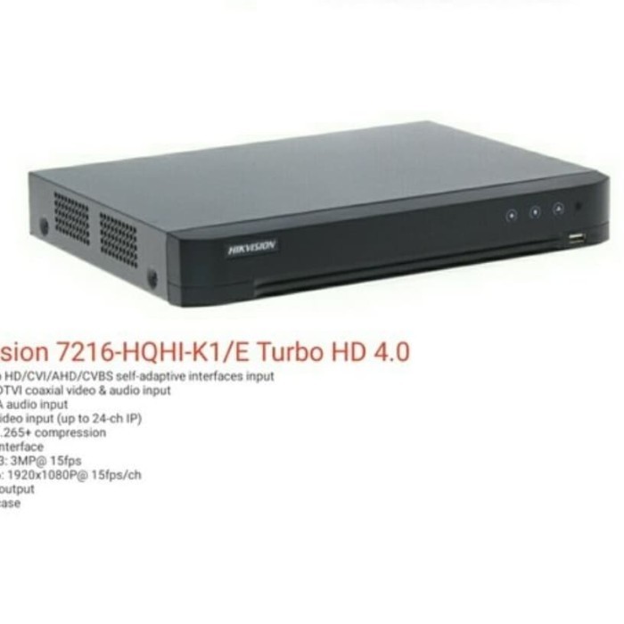 Dvr 16 Channel Hikvision 7216 Hqhi K1/E Dvr Hikvision 5Mp