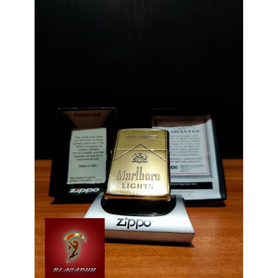 Zippo Armor Marlboro Gold 5 Side Special Edition Lz4556 Original Seal