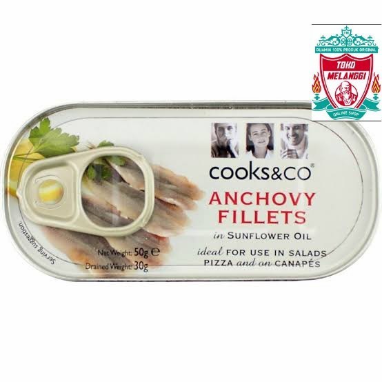 

Cook & Co Anchovy Fillets 50 gr | Ikan Teri Ancovie Fillet