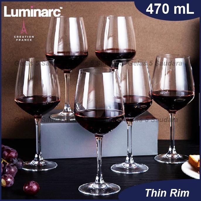 1 SET 6 PCS LUMINARC WINE GLASS/SURLOIRE GLASS/GELAS WINE/GELAS KACA GG01