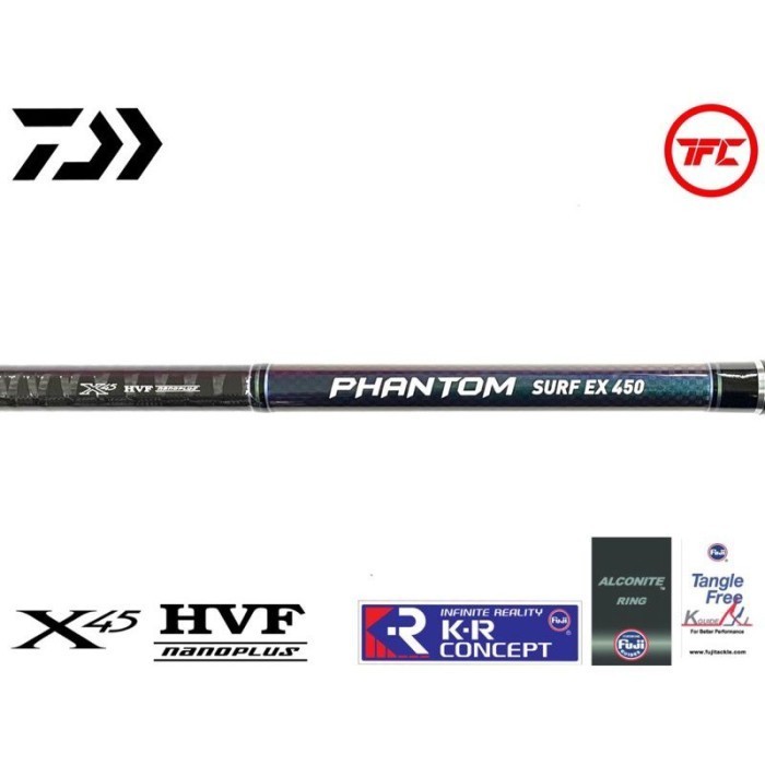 Daiwa Phantom Surf Ex 450 480 Joran Surf Pasiran