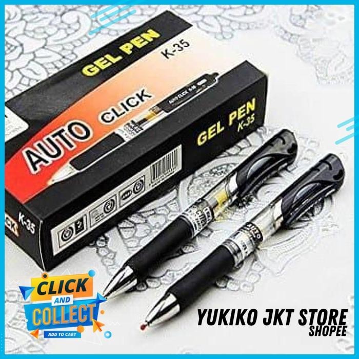 

PENA BALLPOINT BOLPEN BOLPOIN PULPEN GEL PEN PREMIUM 0.7MM K-35 O&Q YUKIKO STORE MENAKJUBKAN!!