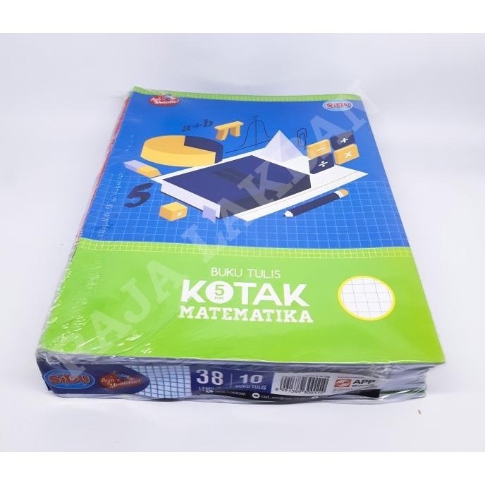 

Buku Tulis Kotak Matematika SIDU / Kotak Kecil Strimin EB 38 STM