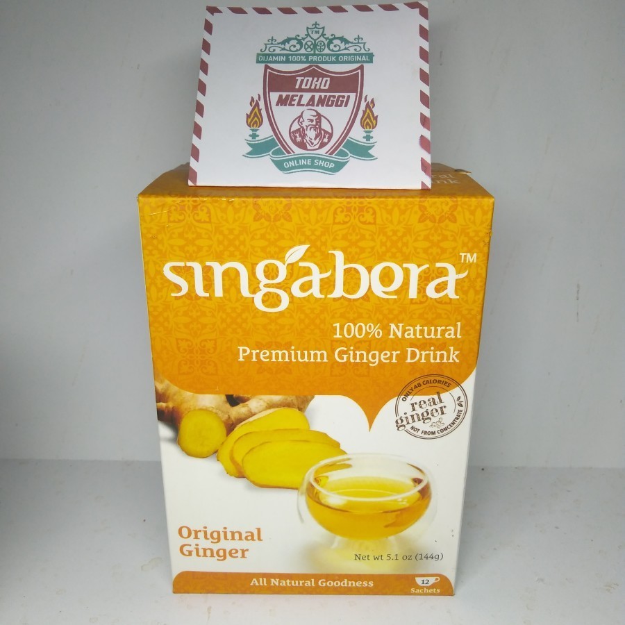 

Singabera Tea 100% Natural Premium Ginger Drink 144 gr | Original Teh