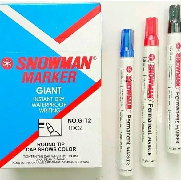 

[PER PACK] SPIDOL SNOWMAN WHITEBOARD / PERMANENT