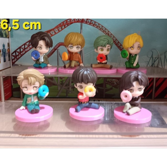 Action Figure BTS KPOP - Figure set isi 7 - chibi