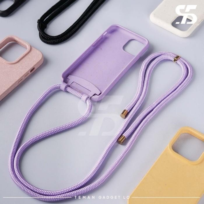 Biodegradable iPhone Case With Removable Strap Import Premium