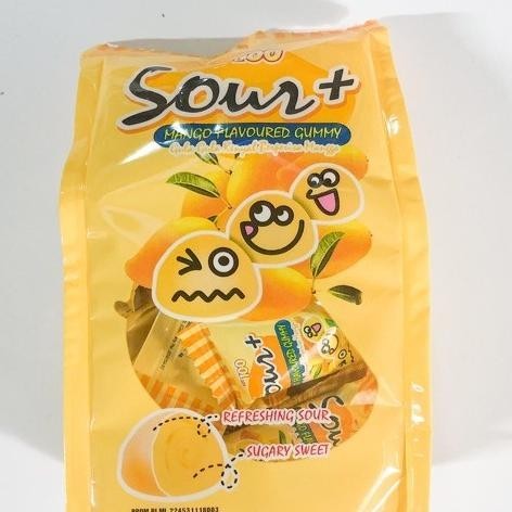 Lot 100 Sour Plus Permen Asem Isi 25