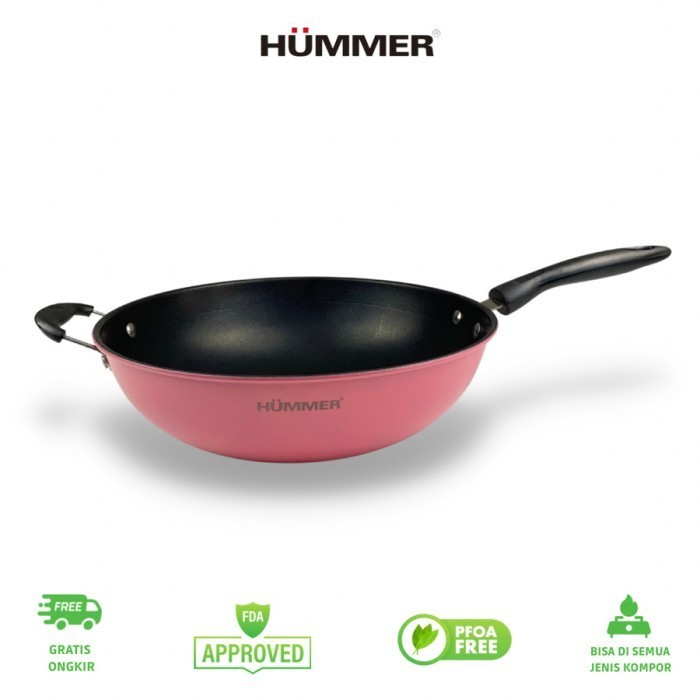 Hummer Wajan Wok Teflon 30 Cm