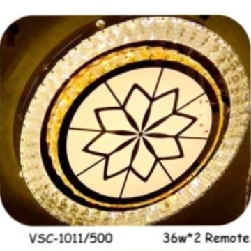 Lampu Hias Plafon Crystal Led 50Cm Dekorasi Ruang Tamu Lampu