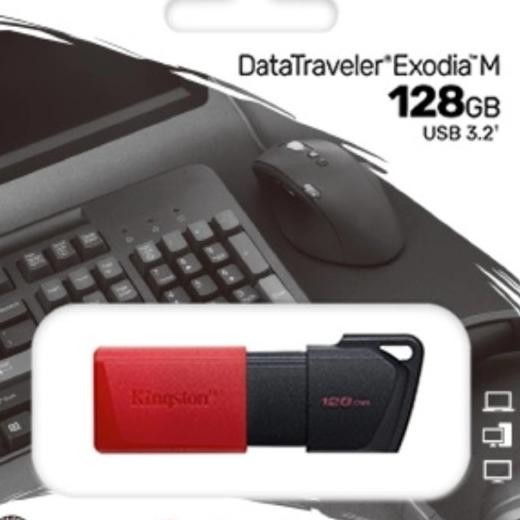 Flashdisk Kingston 128Gb Usb 3.2 Dt100G3 Garansi Res 5 Tahun