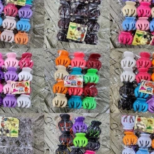 4 Lusin Jepit Rambut Gigi 5 Jedai Rambut Ukuran 5 Cm Isi 48 Pcs Jepit Korea