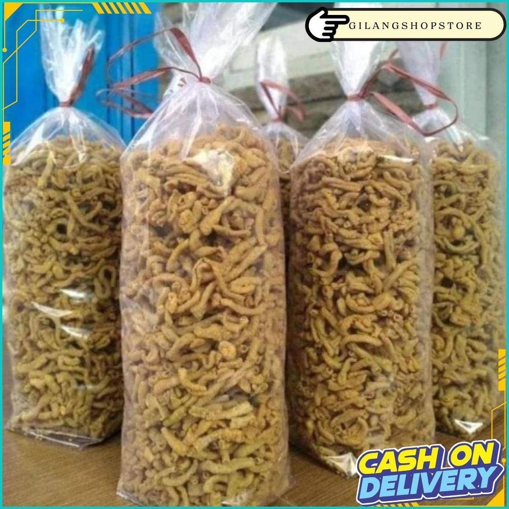 

1 Ball Isi 2Kg Kripik Usus Crispy/Kripsus Ayam Crispy Original Bisa Cod