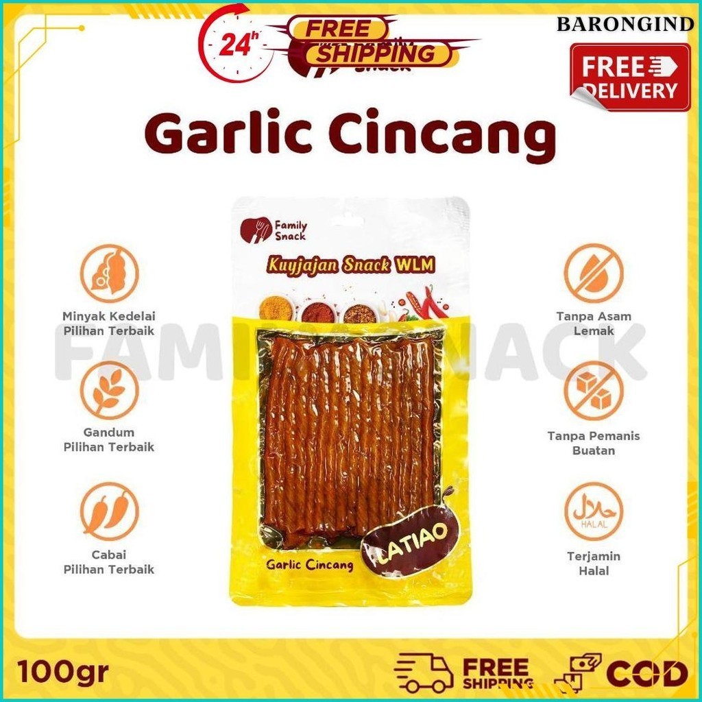 

Latiao Family Snack - [5 Pcs] [Halal] Wlm Gluten Latiao Snack A Vegetarian Food | Wlm Gluten Chinese Snack Kembang Tahu Bisa Cod