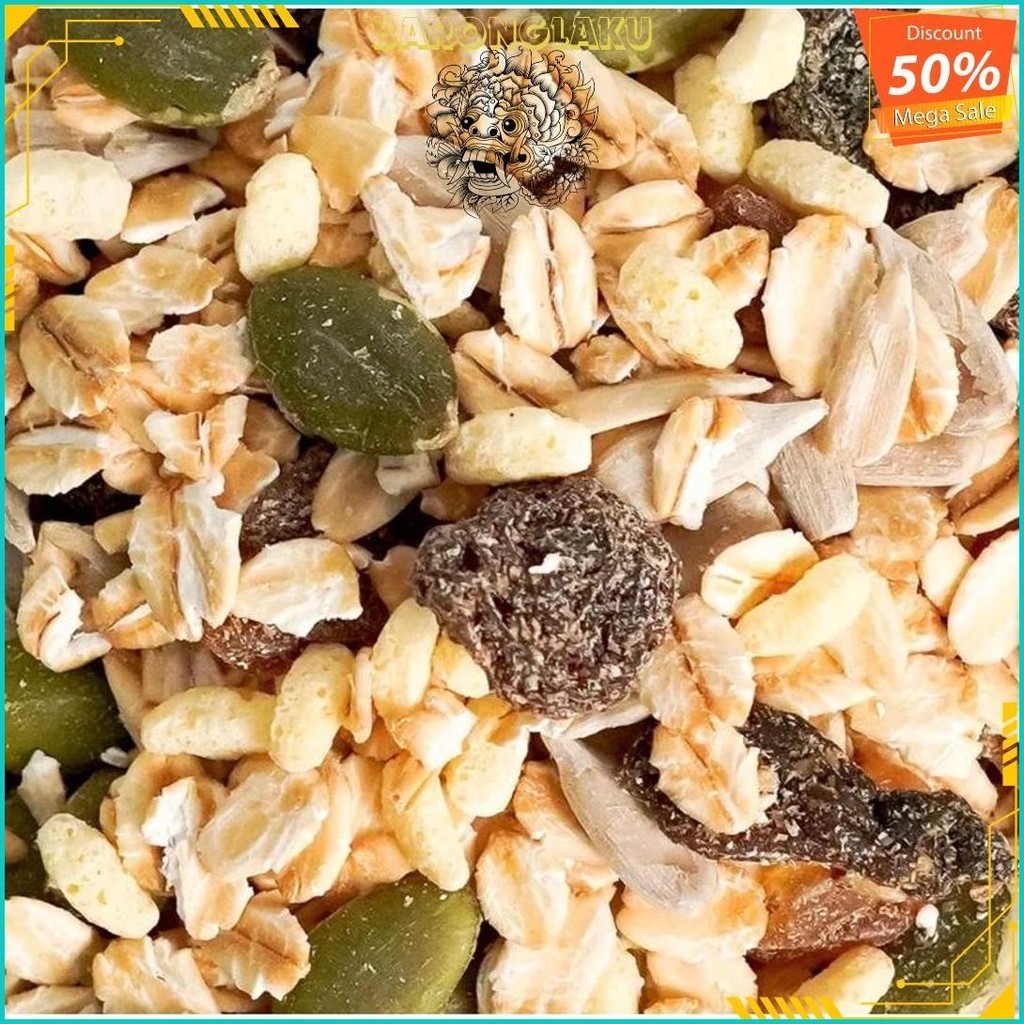 

Muesli Fruit And Seed 1 Kg Sereal Sehat Authentic Safiya Food Makanan Diet Original Produk