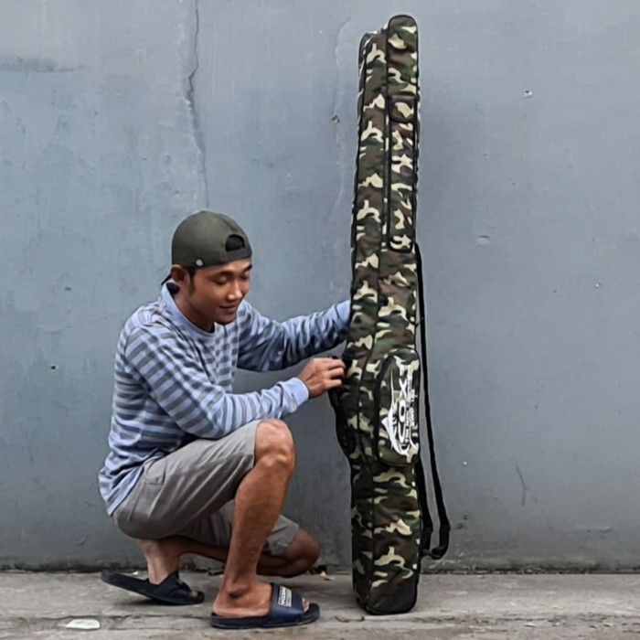 Tas Pancing 150Cm. Tas Joran Pancing. Tas Pancing Gendong. Tas Pancing