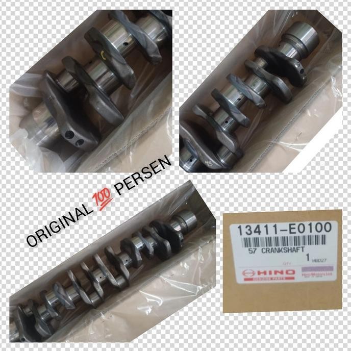 CRANKSHAFT HINO 500 ORIGINAL - KRUK AS HINO 500 ORIGINAL HINO J08E