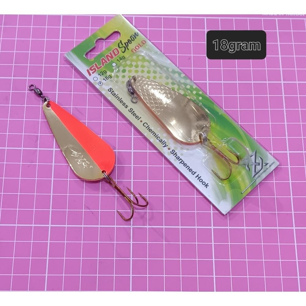 CR - UMPAN AXZ ISLAND SPOON 12G 14G 18G TERLARIS