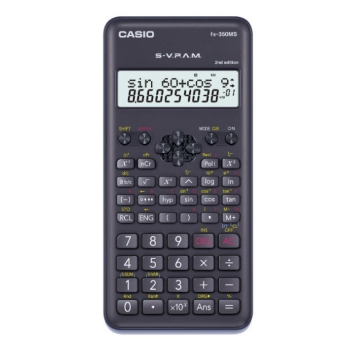

Ready Casio FX 350 MS 2nd Edition - Scientific Kalkulator / Calculator