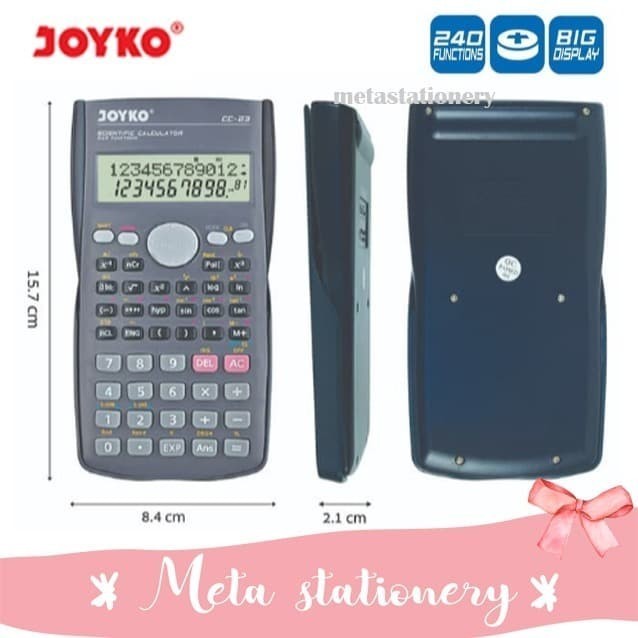 

Ready Calculator / Kalkulator Joyko CC-23 / Scientific / 240 Functions