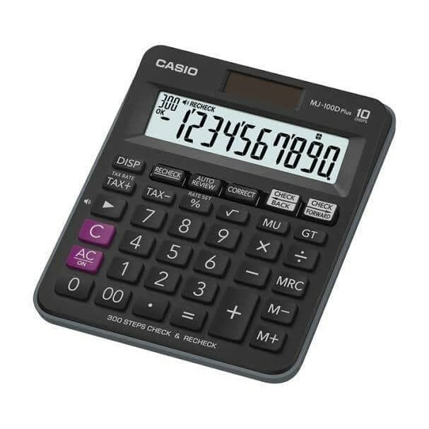 

Ready CASIO MJ-100 D CHECK CORRECT CALCULATOR / KALKULATOR CEK ULANG MJ100D