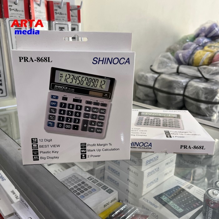 

Ready Kalkulator Shinoca PRA-868L / Kalkulator besar