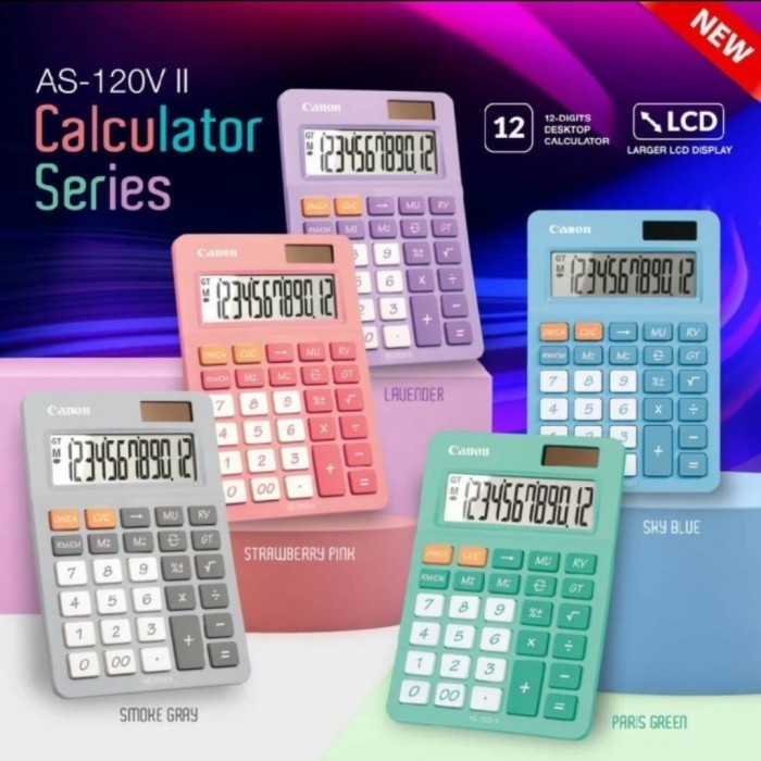 

Ready Calculator / Kalkulator Canon 12Digit AS-120V