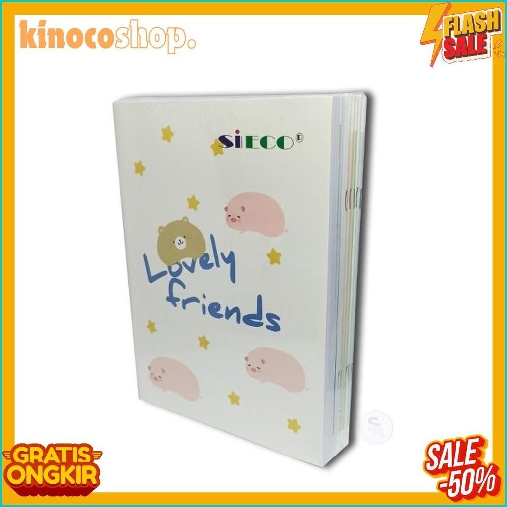 

Buku Tulis Sidu Skola/Sieco 38 1Pack Isi 10 Pack (Murmer)