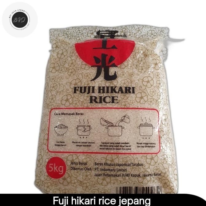

Beras fuji hikari premium sushi beras jepang JS01