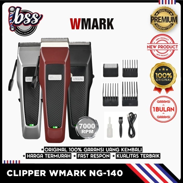 Ready WMARK 140 HAIR CLIPPER ORIGINAL ALAT CUKUR ELEKTRIK WMARK NG-140