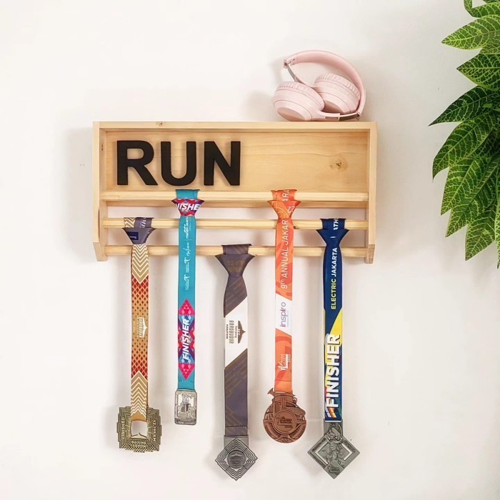 

Terlaris Gantungan Medali Lari Running Medal Hanger Marathon, Triathlon SALE