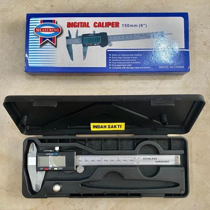 skemat digital / jangka sorong / digital caliper 6 inch