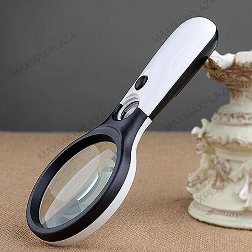 

Ox04 2in1 Magnifier Gelas Kaca Pembesar Dengan Lampu 3 LED Loop Magnifying Untuk Membaca dan Perhiasan Berkualitas