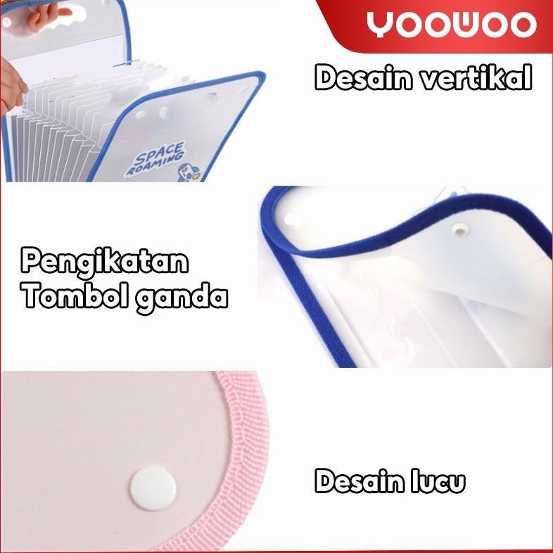 

vb-8 File Organizer / penyimpanan berkas / folder portable / tempat kertas ujian Terlaris