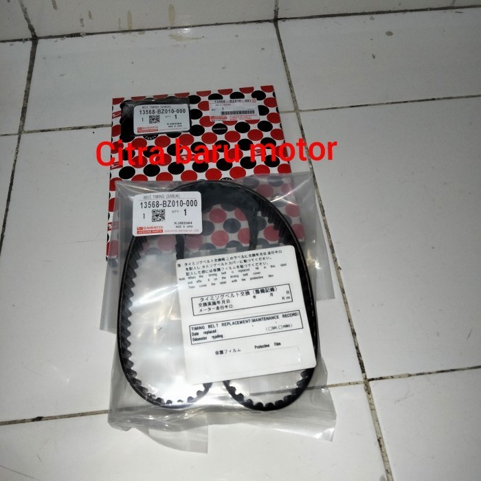 Baru Asli Teming Timing Belt Sabuk Mesin Xenia 1.0 1000Cc Vvti Non Vvti Ori New