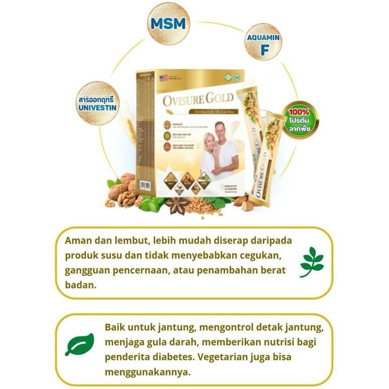 

8.8 Ovisure Gold Susu Usa Original / Asli Susu Untuk Tulang Dan Sendi Garansi