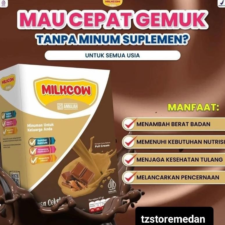 

Flash Sale Susu Milkcow 100% Ori Penggemuk Badan Untuk Semua Usia Garansi