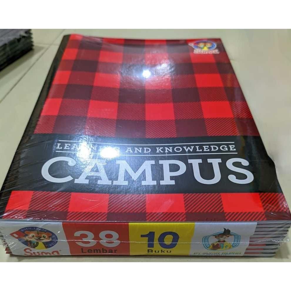 

Sale Buku Tulis Campus Boxy Suma 38 Lembar ( Pak 10 Buku ) [ Original ]