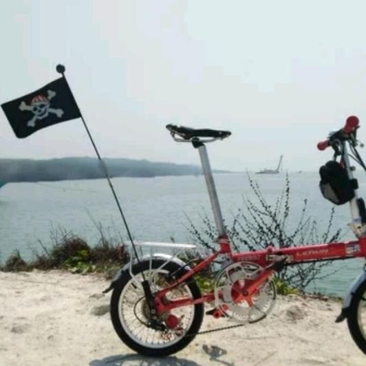 Bendera Sepeda Tiang Bendera Sepeda Touring Nion