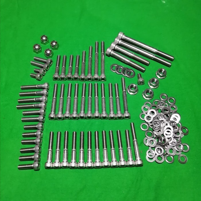 Baut L Stainless Fullset Mesin Tiger Revo