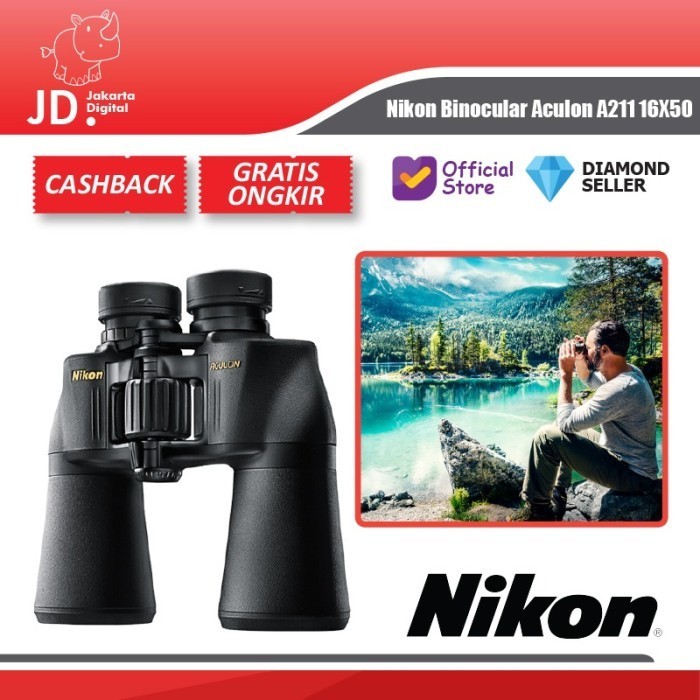 Nikon Binocular Aculon A211 16X50 - Teropong Nikon Aculon A211