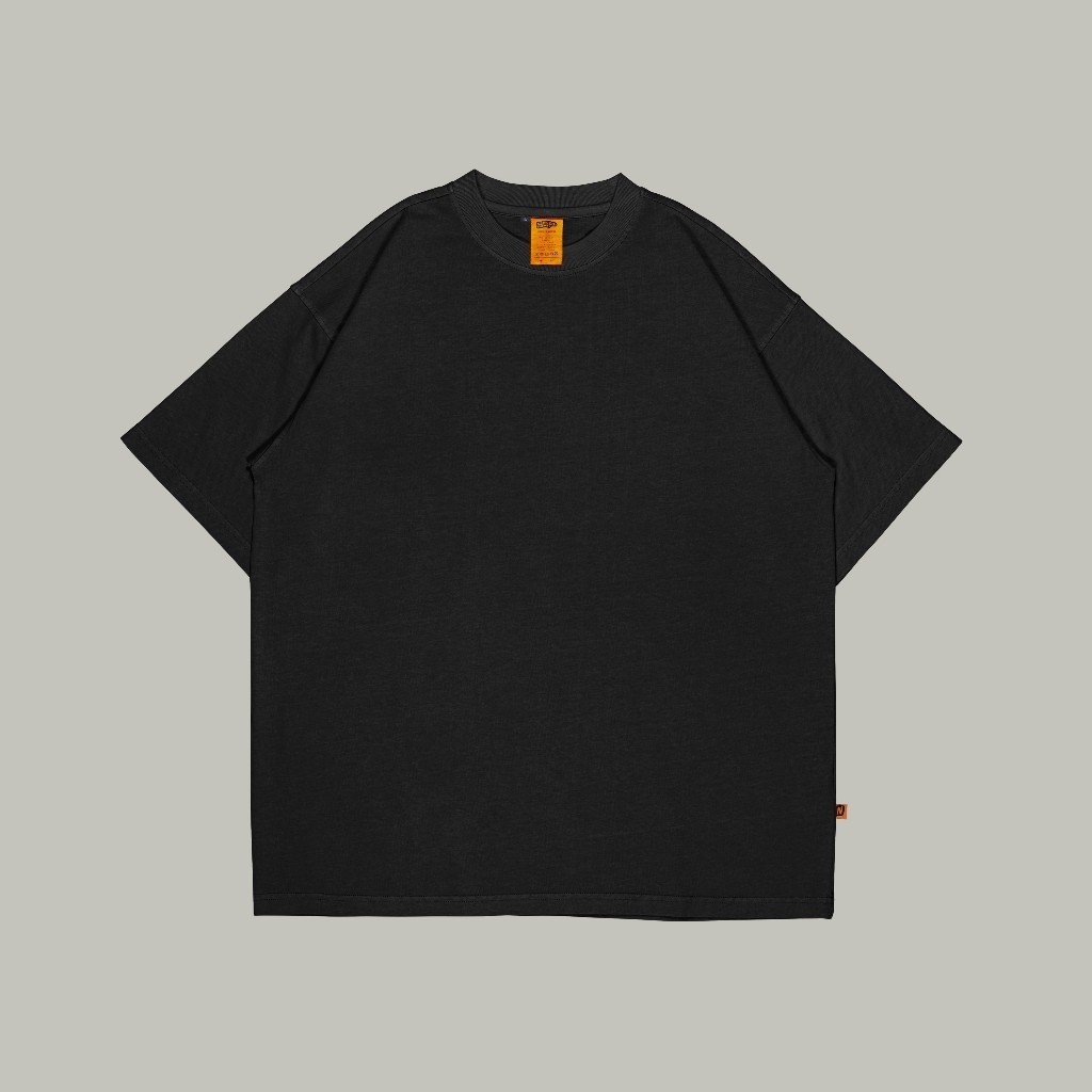 Nameless Society Oversize T-shirt - Plain Polos Black
