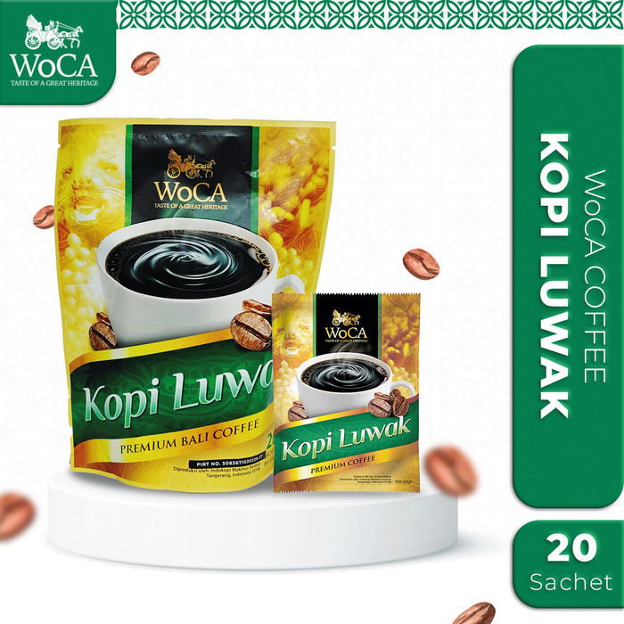 

Secrenada - Woca Kopi Bubuk Luwak Premium 20 Sachets