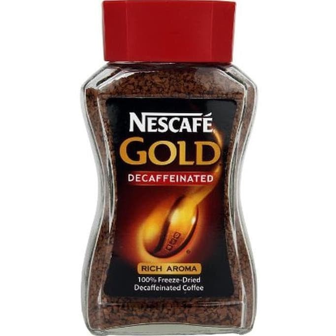 

Secrenada - Nescafe Decaf Gold Blend Jar 100Gr Kopi Bubuk Premium Rendah Kafein