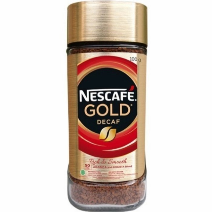 

Secrenada - Nescafe Gold Decaf 100 Gr Rich & Smooth / Kopi Bubuk Instant