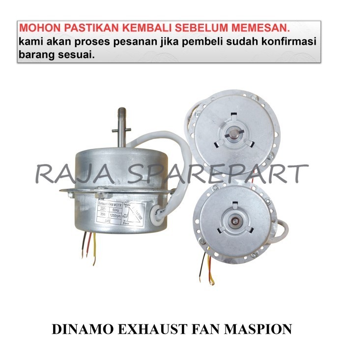 ] DINAMO EXHAUST FAN MASPION