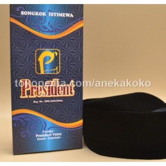 Songkok Peci Nasional Hitam Susun Ac Awing President