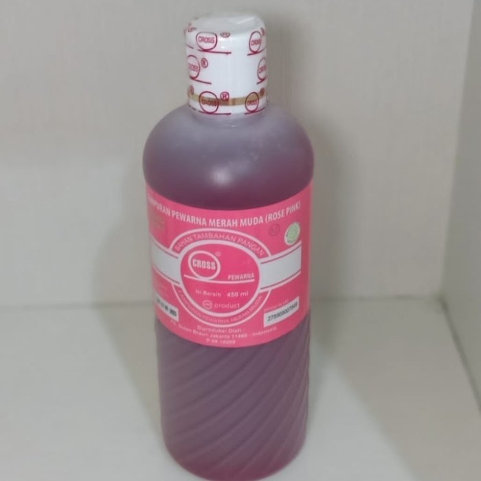 

Terlaris Food color Cross Rose Pink 450 ml SALE